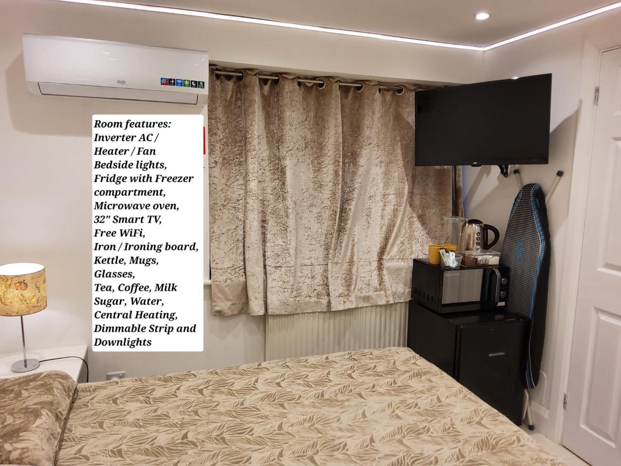 Air Conditioned Modern Double Bed Room With Private Attached Bathroom - Free Parking - Near London Heathrow Airport & Southall Broadway Eksteriør billede